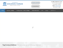 Tablet Screenshot of jonturnerlawoffice.com